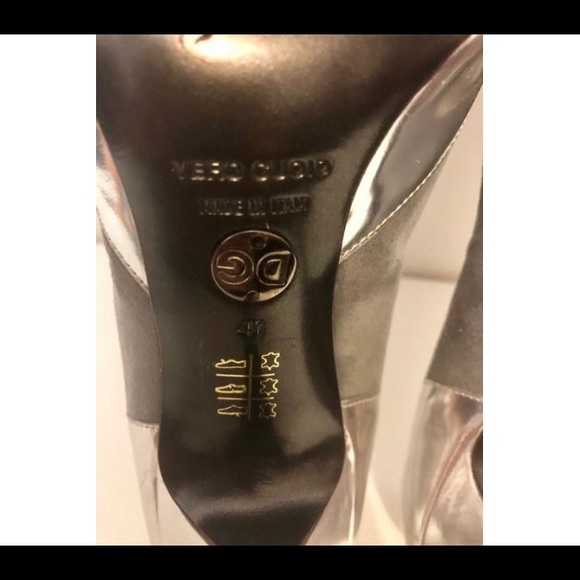 Dolce & Gabbana Gray Suede Leather High Heel Pumps Shoes